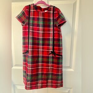 Vineyard Vines Red and Green Tartan Plaid Girls Dress - Christmas / Holiday